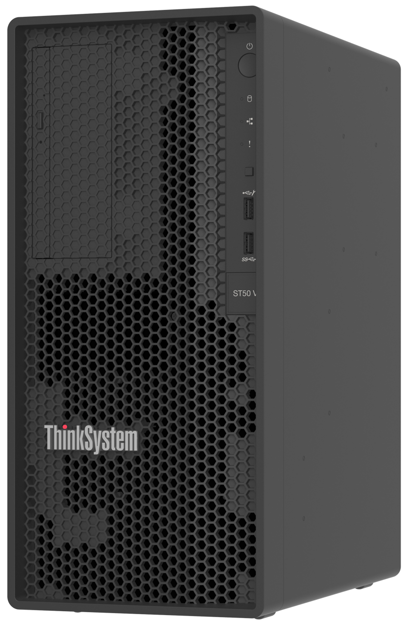 Lenovo ThinkSystem ST50 V3 servrar 4 TB Tower Intel Xeon E E-2434 3,4 GHz 16 GB DDR5-SDRAM 500 W