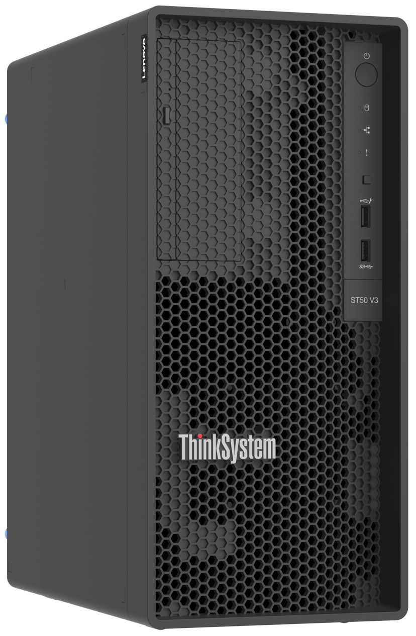 Lenovo ThinkSystem ST50 V3 servrar 4 TB Tower Intel Xeon E E-2434 3,4 GHz 16 GB DDR5-SDRAM 500 W