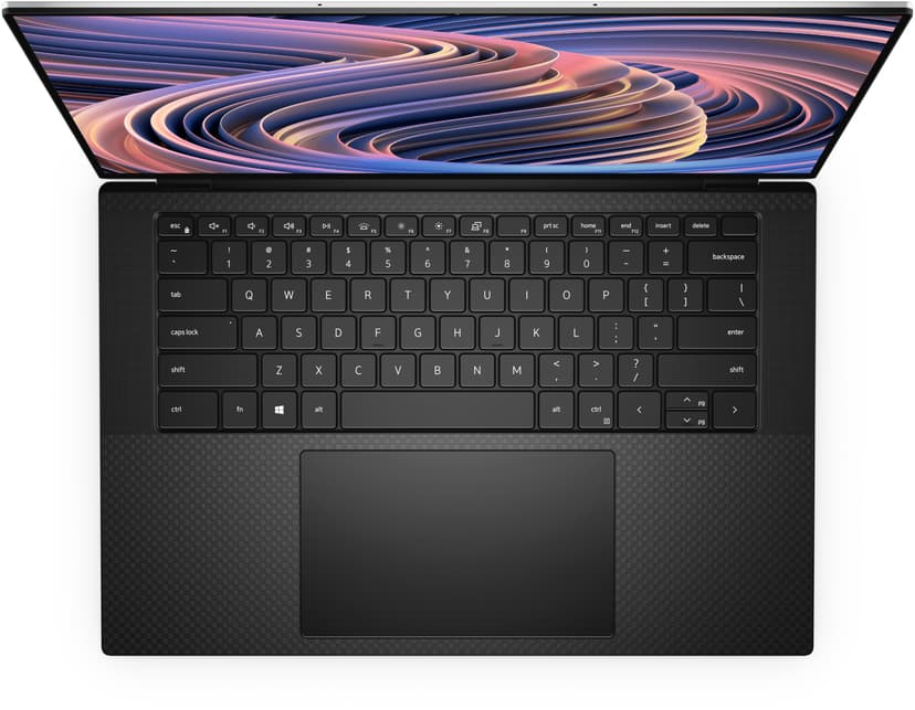 Dell XPS 15 9520 Intel® Core™ i7 i7-12700H Laptop 39,6 cm (15.6") Full HD+ 16 GB DDR5-SDRAM 512 GB SSD NVIDIA GeForce RTX 3050 Ti Wi-Fi 6E (802.11ax) Windows 11 Pro US International Platina, Zilver Intel Core i7 16GB 512GB 15.6"