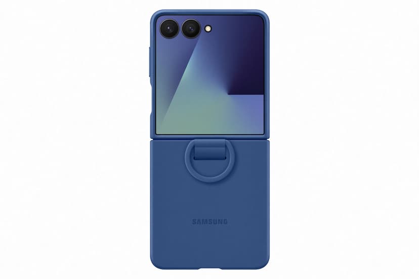 Samsung Silicone Ring Case Samsung Galaxy Z Flip7 Marineblå