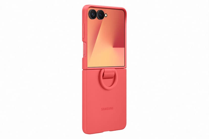 Samsung Silicone Ring Case Samsung Galaxy Z Flip7 Röd