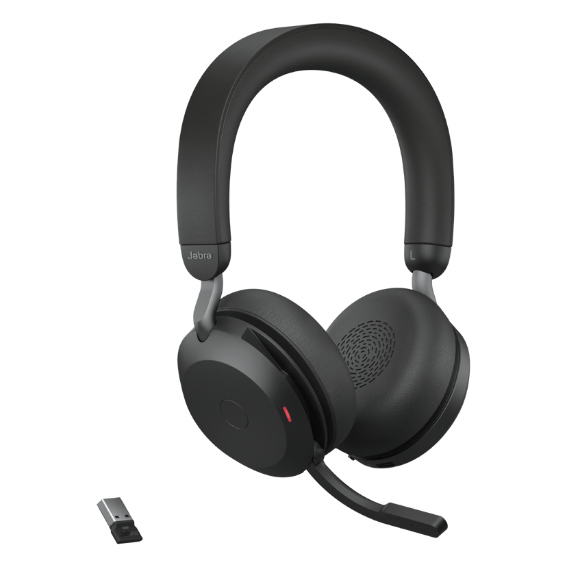 Jabra Evolve2 75 Stereo USB-A UC Svart