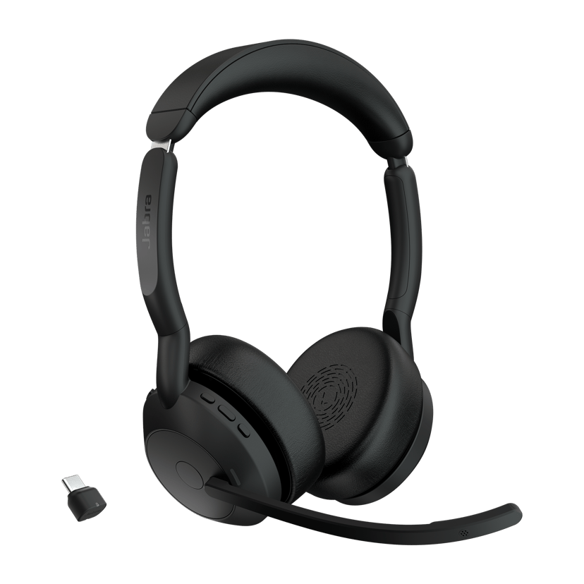 Jabra Evolve2 55 Stereo USB-C UC Zwart