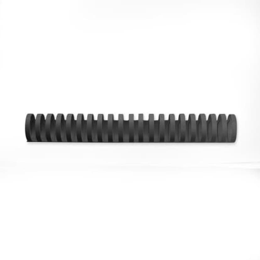 GBC CombBind Plast Spiral 19 mm 160 ark A4 21R sort 100 stk