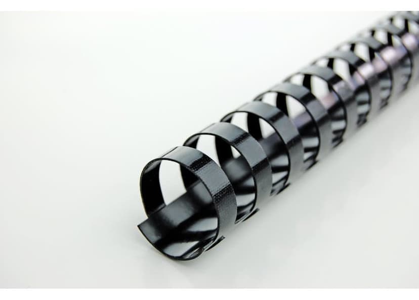 GBC CombBind Plastspiral 19 mm 160 ark A4 21R svart 100 st