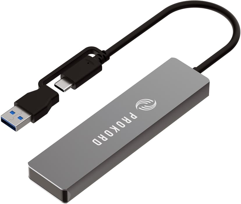 Prokord USB-C & USB-A 4-Port Hub – 10Gbps, USB 3.2 Gen 2 USB Type-C USB 3.2 Gen 2 (3.1 Gen 2) Type-A, USB 3.2 Gen 2 (3.1 Gen 2) Type-C