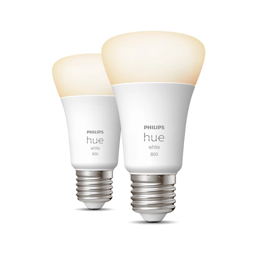 Philips Hue White A60 E27 2-Pack