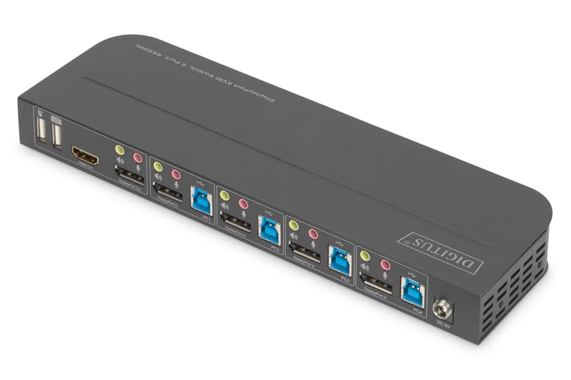 Digitus DS-12890 KVM-kytkin musta
