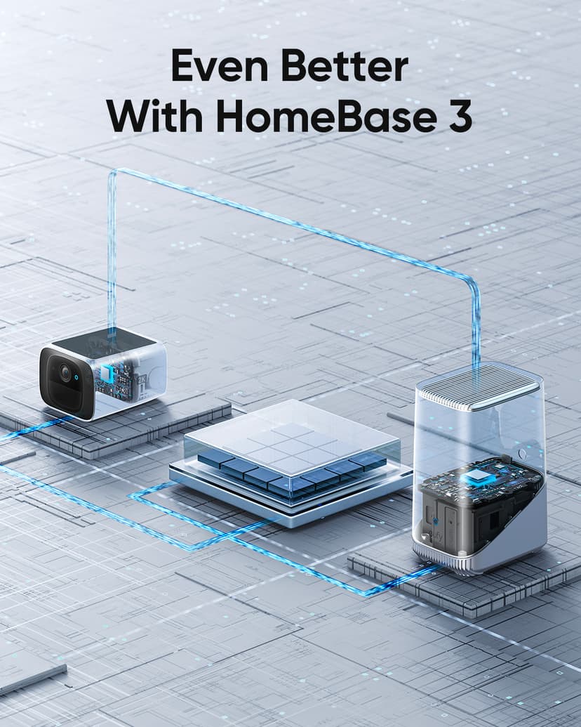 Eufy SoloCam S220 (2-Cam Pack) Cube IP-sikkerhetskamera Inne & Ute Tak/Vegg