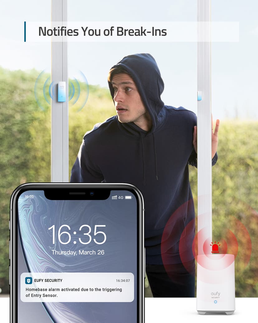 Eufy Komplett larmpaket med 5 delar