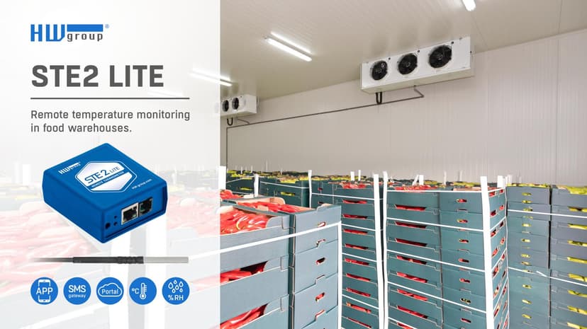 HW-Group STE2 Lite Monitoring Device Temp/Luftfuktighet
