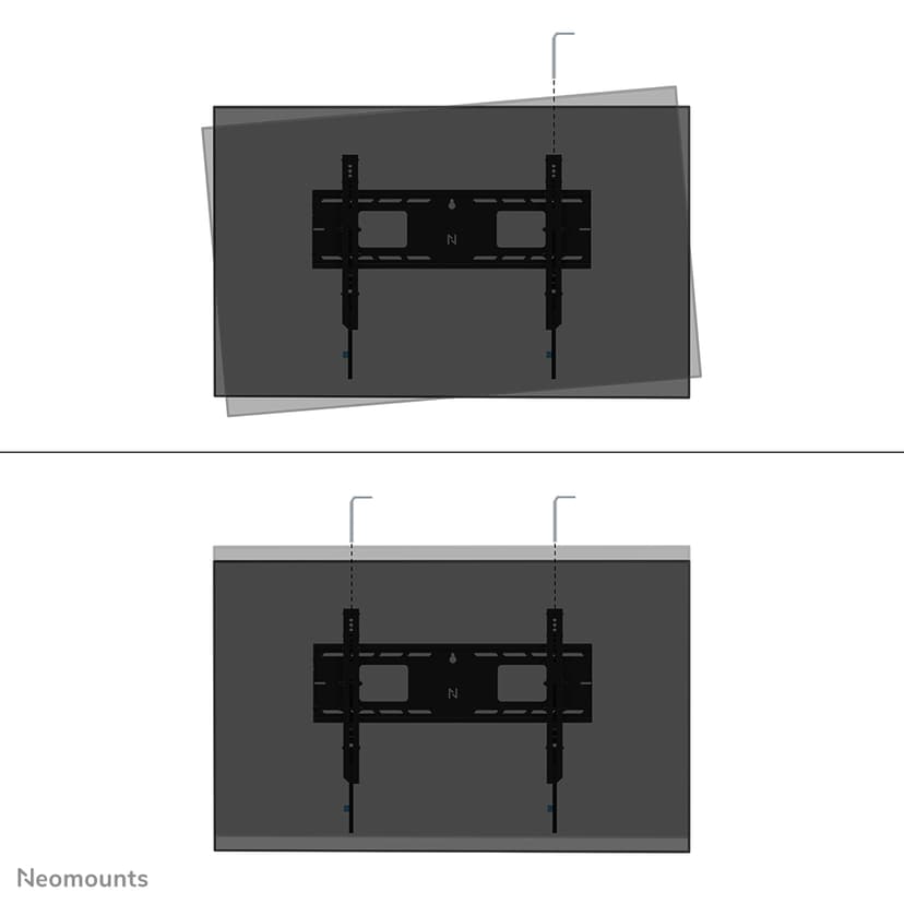 Neomounts WL35-750BL16 tv-fäste 2,18 m (86") Svart