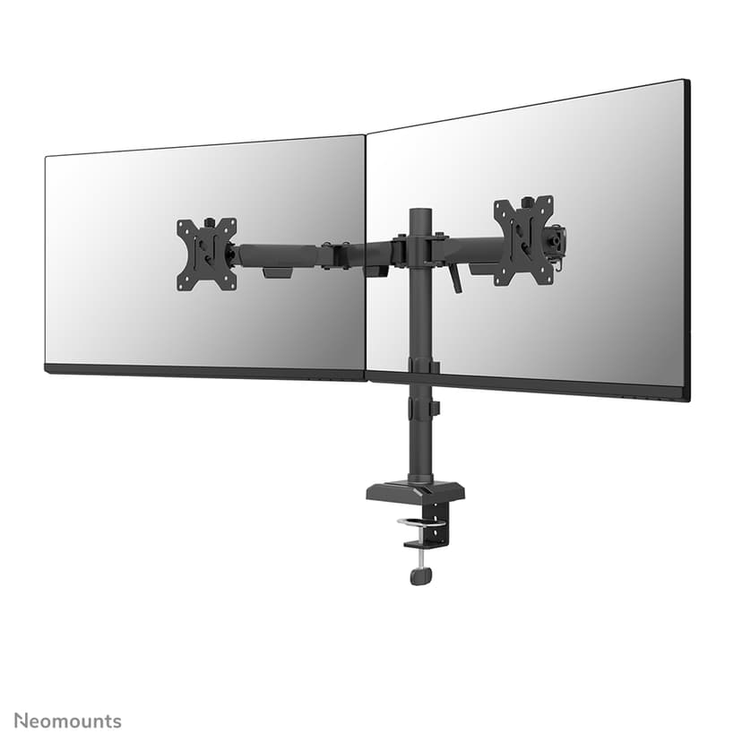 Neomounts DS60-600BL2 Monitorarm 10-32" - Quick-fix - 180°-stop