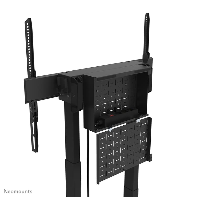 Neomounts FL55-875BL1 tralle og stativ for multimedia Svart Fast gulvstativ