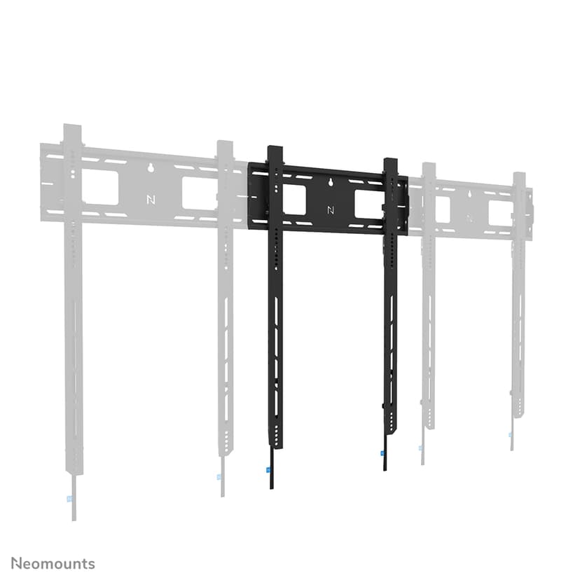 Neomounts WL30-750BL18P Heavy duty muurbeugel 50-98" - vlak - vergrendelbaar - portrait - snelle installatie - TÜV