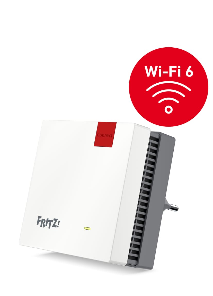 AVM Repeater FRITZ! 1200 AX Nätverksrepeater 2400 Mbit/s Vit