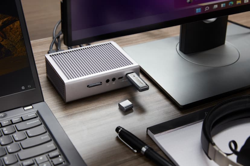 Kingston IronKey Locker+ 50 128GB USB-A Sølv