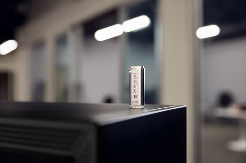 Kingston IronKey Locker+ 50 128GB USB-A Zilver