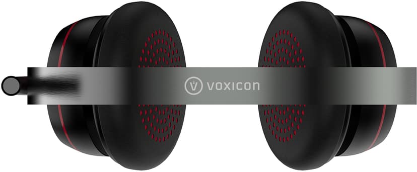 Voxicon UC03R – USB Headset med Mikrofon, ENC og Teams-støtte (USB-A + USB-C) Stereo USB-A, USB-C Svart