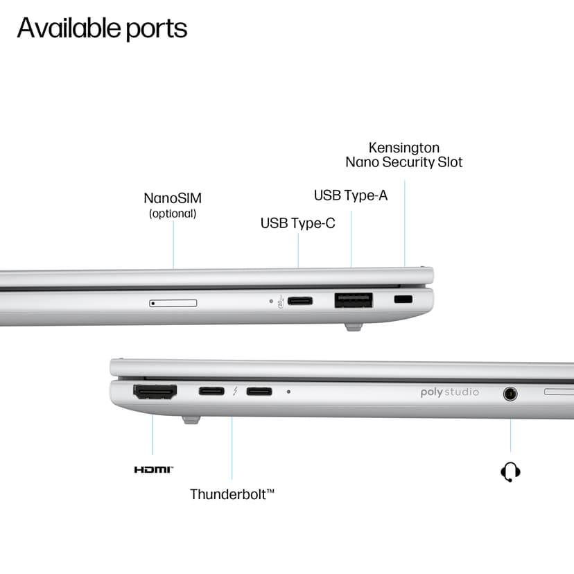 HP EliteBook 8 G1i 14 - (Fyndvara klass 2) Intel Core Ultra 5 32GB 512GB 14"
