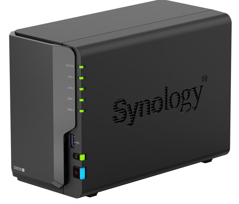 Synology DS225+ 2Bay 32TB NAS Met 2x 16TB Synology Plus HDD
