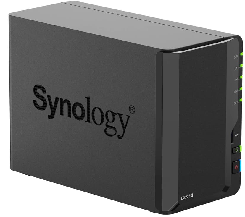 Synology DS225+ 2Bay 32TB NAS Met 2x 16TB Synology Plus HDD
