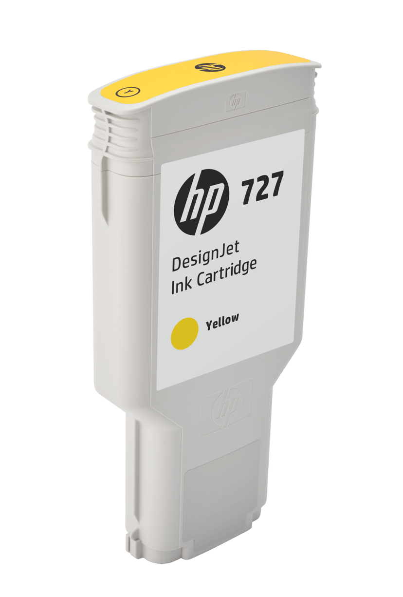 HP Blæk Gul 727 300ml - DJ 1530