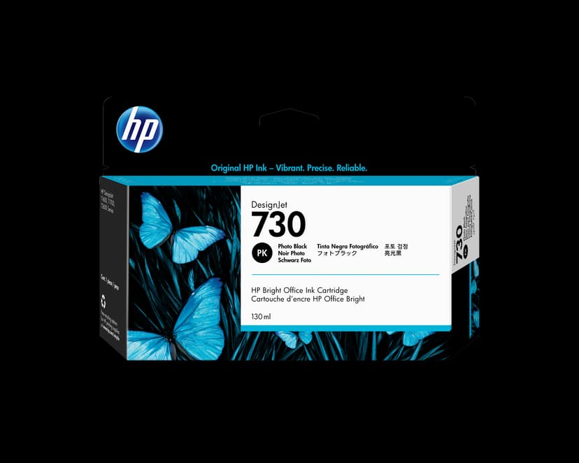 HP Inkt Foto Zwart 730 130ml - DJ T1700