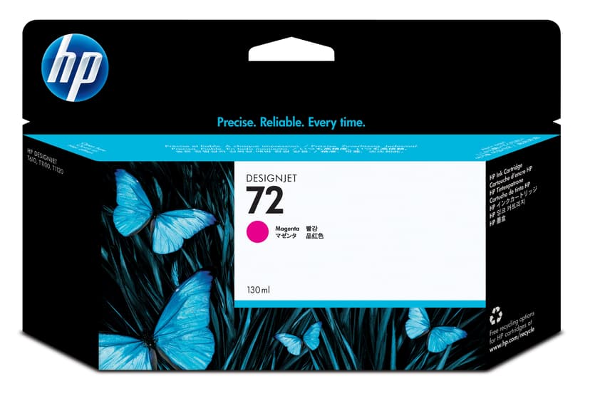 HP Muste Magenta No.72 - T1100 130ml