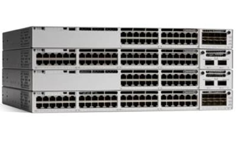 Cisco Catalyst C9300-48U-A hanterad L2/L3 Gigabit Ethernet (10/100/1000) Grå