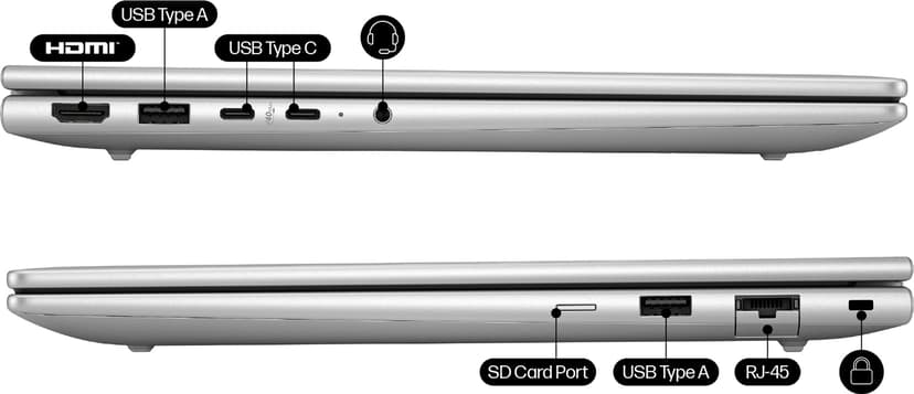 HP EliteBook 6 G1q Qualcomm Snapdragon X 32GB 512GB 14"