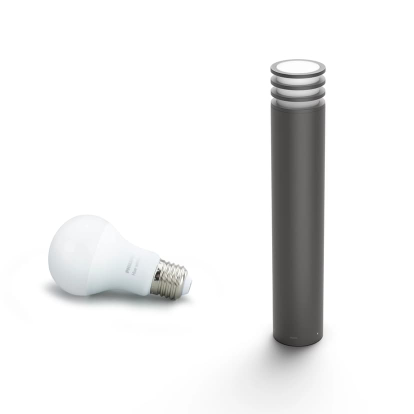 Philips Hue Lucca Utendørsstolpe White Ambiance