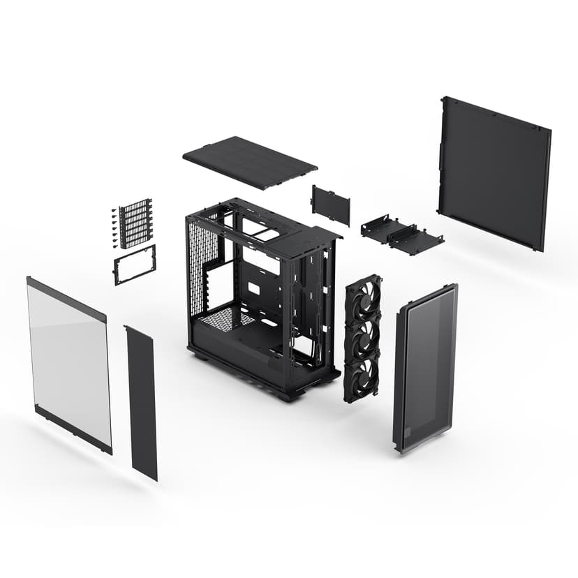 Fractal Design Epoch TG Light Tint Midi Tower Svart