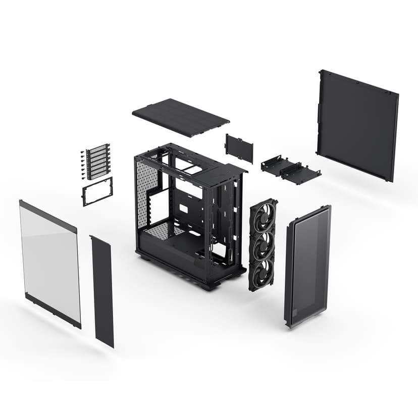 Fractal Design Epoch TG RGB Midi Tower Svart