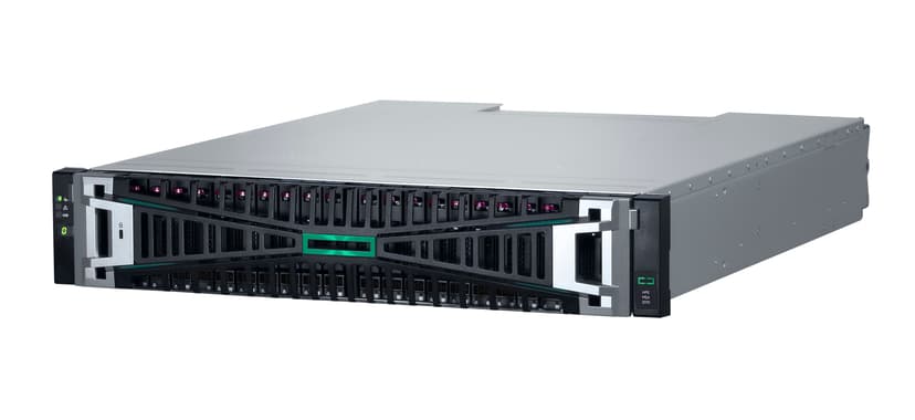 HPE MSA 2070 16Gb Fibre Channel SFF 23TB Flash Bundle disk array Stativ (2U)