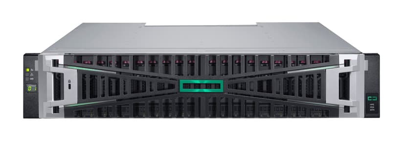 HPE MSA 2070 16Gb Fibre Channel SFF 23TB Flash Bundle disk array Stativ (2U)