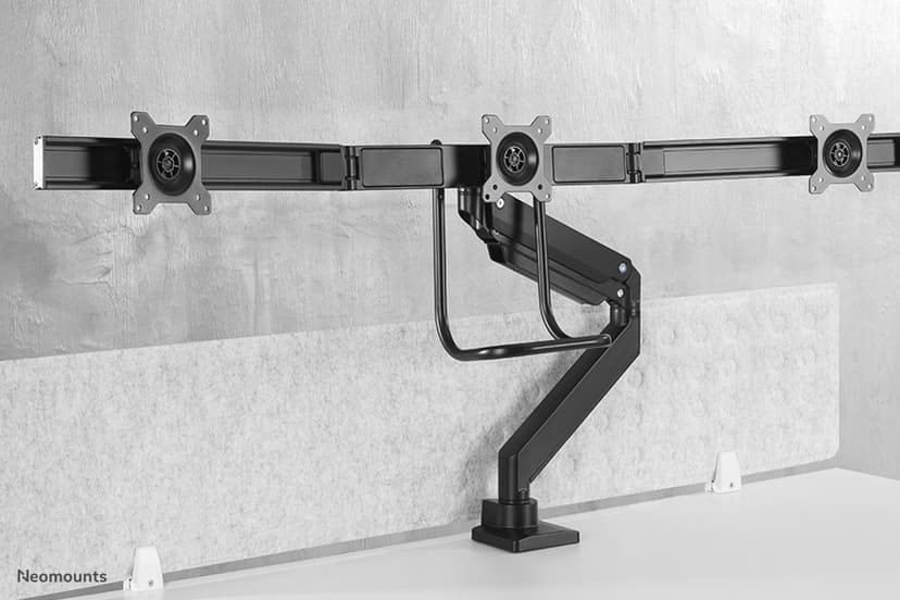 Neomounts NM-D775DX3BLACK - Monitorarm voor drie flatscreens tot 27" - Zwart