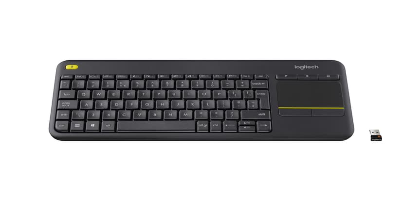 Logitech Wireless Touch Keyboard K400 Plus Trådløs UK Engelsk