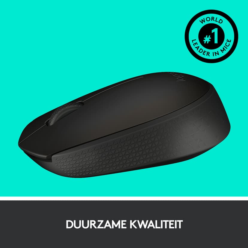 Logitech M171 RF Draadloos Muis Zwart, Grijs