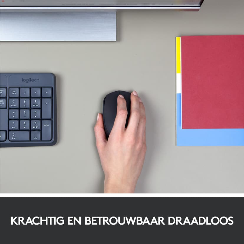 Logitech M171 RF Draadloos Muis Zwart, Grijs
