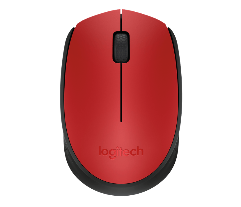 Logitech M171 RF trådløst Mus Sort, Rød