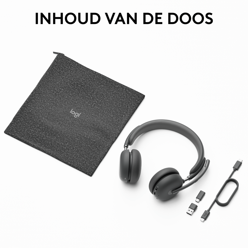 Logitech Zone Wireless 2 Stereo USB-C Microsoft Teams Grafiet