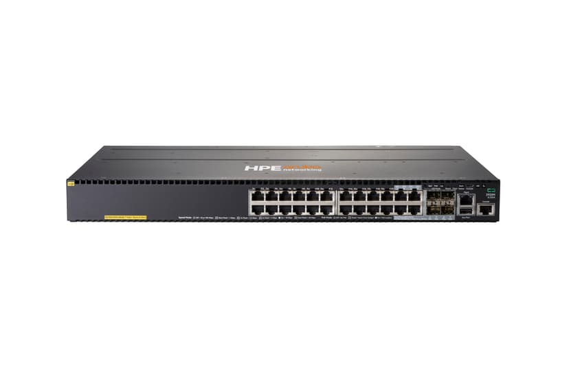 HPE Aruba Networking 2930M 24G PoE+ 1-slot Switch Håndtert L3 Gigabit Ethernet (10/100/1000) Strøm over Ethernet (PoE) 1U Grå