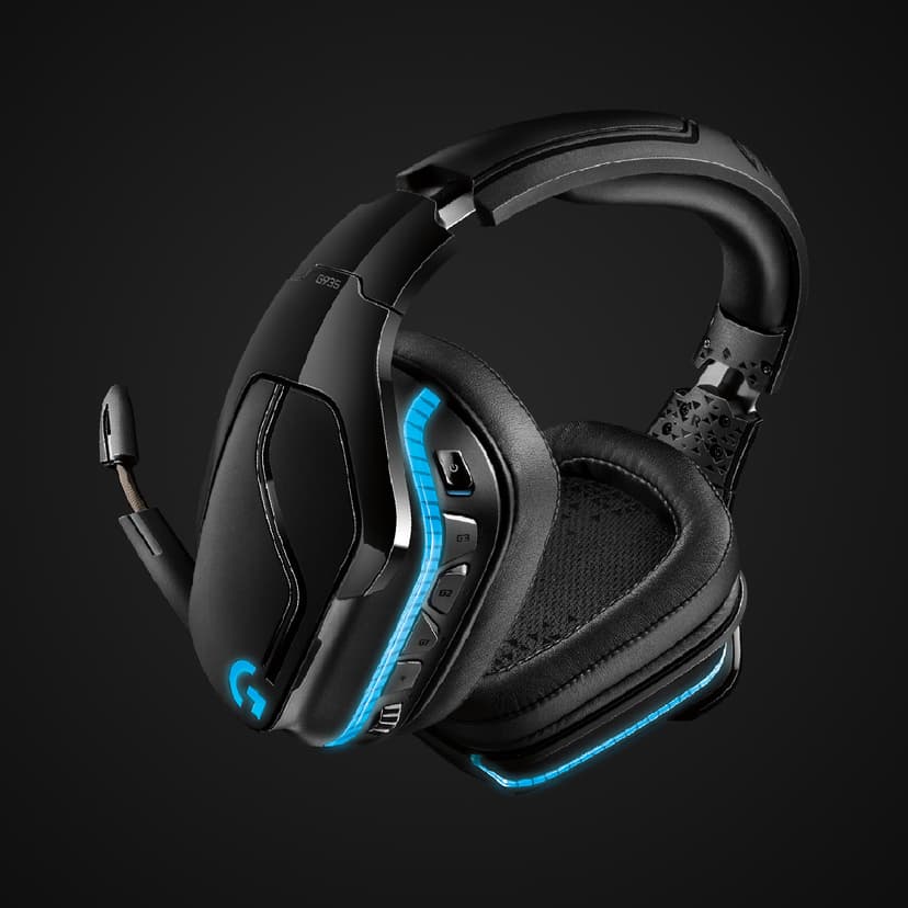 Logitech G935 Wireless 7.1 Lightsync Gaming Headset Svart
