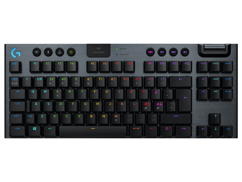 Logitech G915 TKL Tenkeyless LIGHTSPEED RGB Trådløs Logitech GL Tactile Nordisk