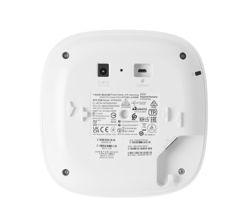 HPE Networking Instant On AP22 WiFi 6