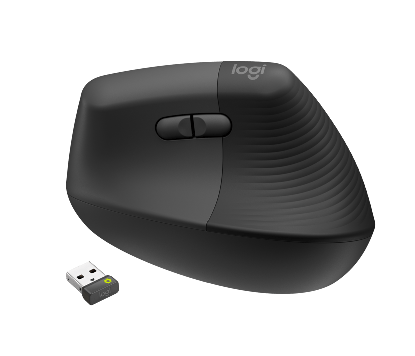 Logitech Lift for Business RF Wireless + Bluetooth Hiiri Grafiitti