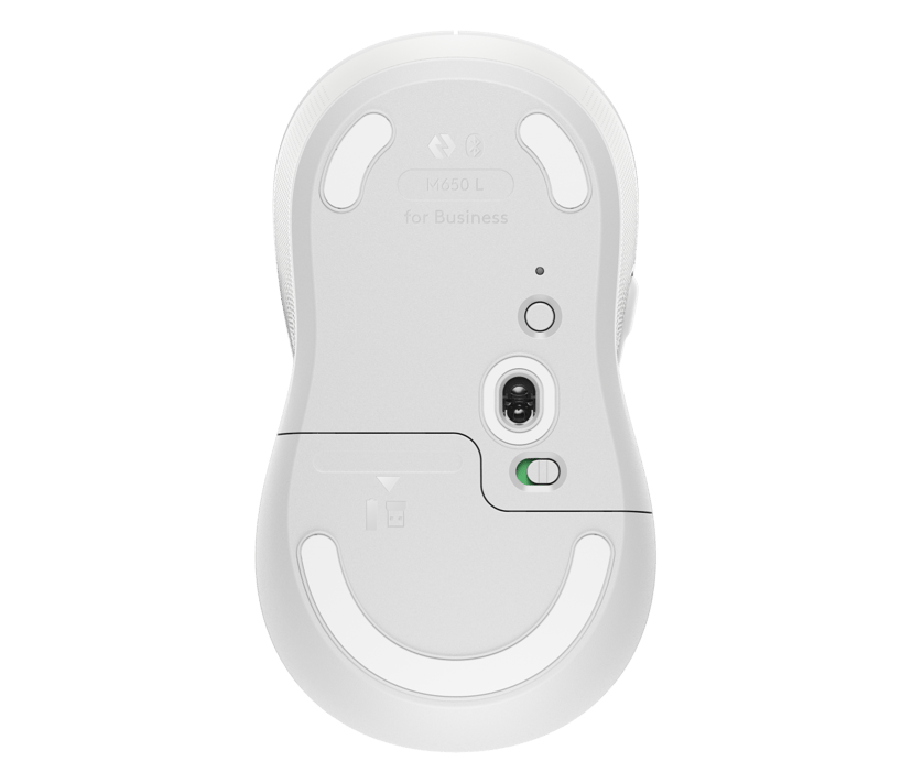 Logitech Signature M650 Large for Business Bluetooth Mus Hvid