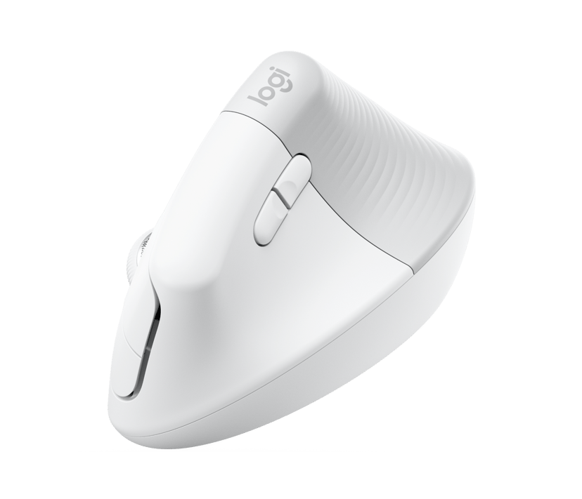 Logitech Lift for Business RF trådløs + Bluetooth Mus Hvit