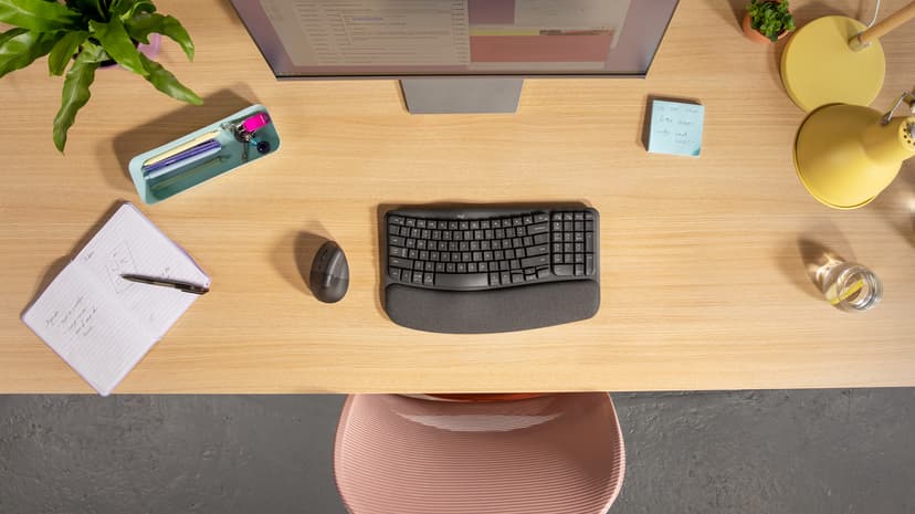 Logitech Lift RF-draadloos + Bluetooth Muis Grafiet